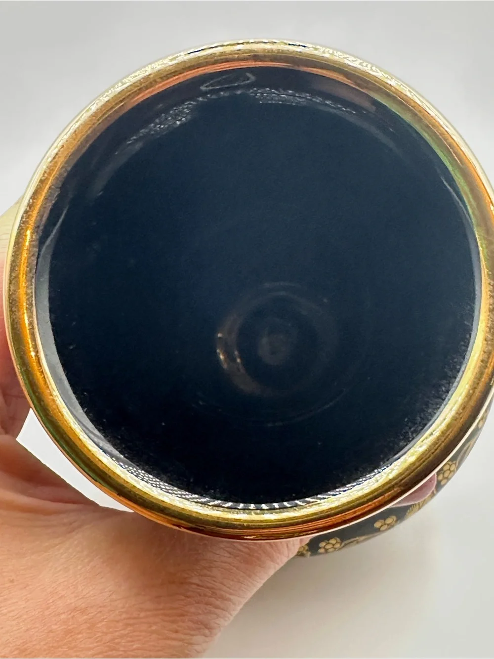 Vintage Greek SPARTHAS KERAMIK from Greece with decorative 24 K Gold detailing